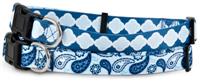 Petmate Paisley Arabesque Adjustable Collar - Blue